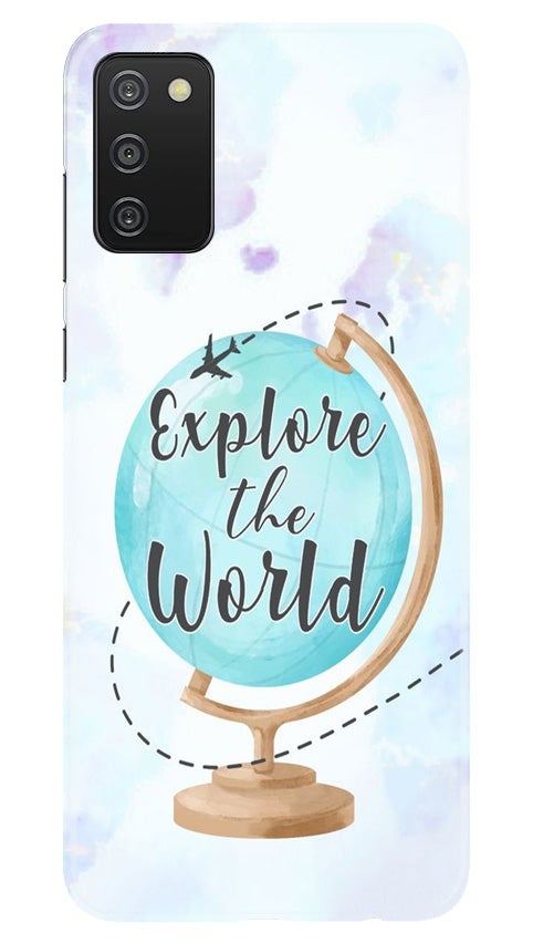 Explore the World Mobile Back Case for Samsung Galaxy A03s (Design - 207) Explore the World Case for Samsung Galaxy A03s (Design No. 207)