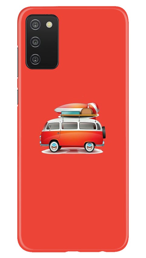 Travel Bus Mobile Back Case for Samsung Galaxy A03s (Design - 258) Travel Bus Case for Samsung Galaxy A03s (Design No. 258)