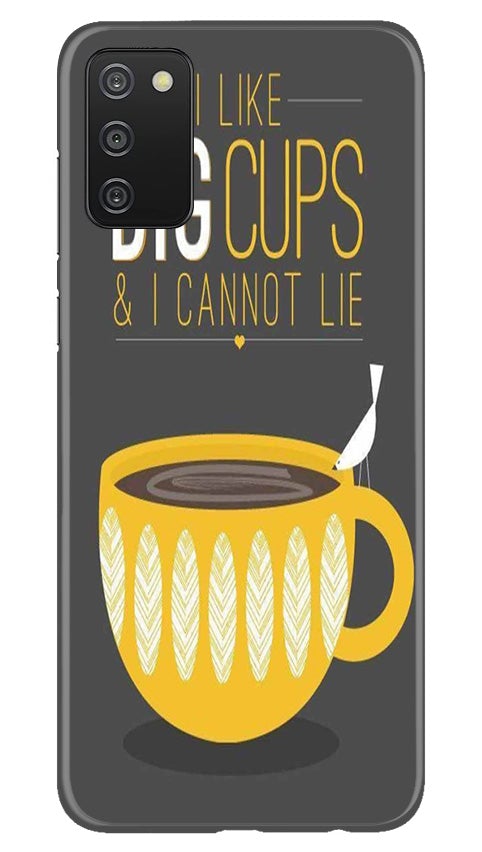 Big Cups Coffee Mobile Back Case for Samsung Galaxy A03s (Design - 352) Big Cups Coffee Mobile Back Case for Samsung Galaxy A03s (Design - 352)