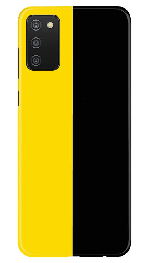 Black Yellow Pattern Mobile Back Case for Samsung Galaxy A03s (Design - 397) Black Yellow Pattern Mobile Back Case for Samsung Galaxy A03s (Design - 397)