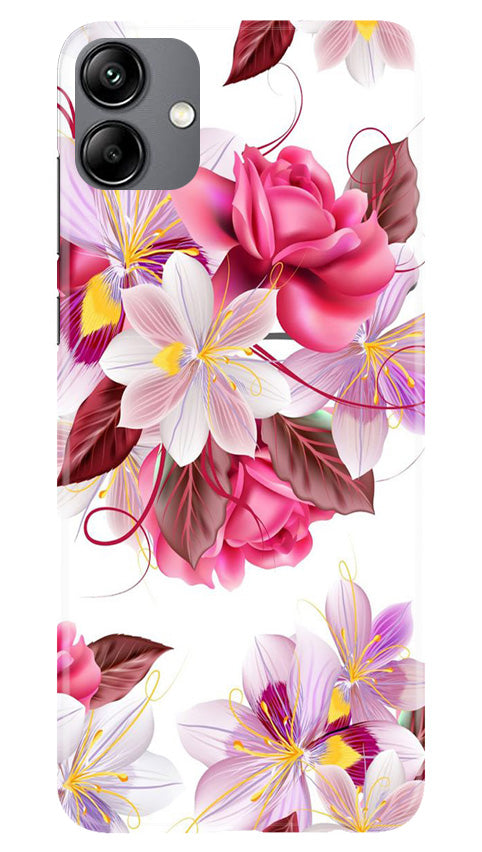 Beautiful flowers Mobile Back Case for Samsung Galaxy M04 (Design - 23) Beautiful flowers Case for Samsung Galaxy M04