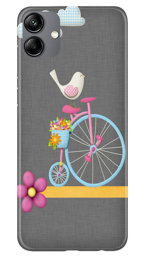 Sparron with cycle Mobile Back Case for Samsung Galaxy A04 (Design - 34) Sparron with cycle Case for Samsung Galaxy A04