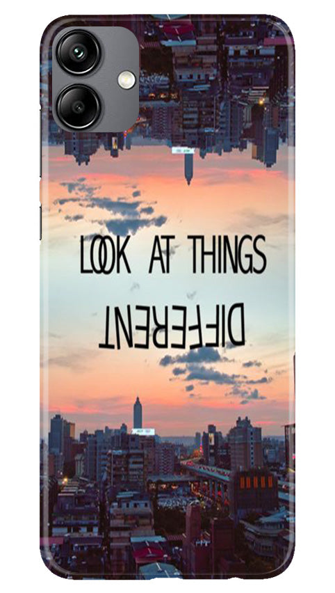 Look at things different Mobile Back Case for Samsung Galaxy M04 (Design - 99) Look at things different Case for Samsung Galaxy M04