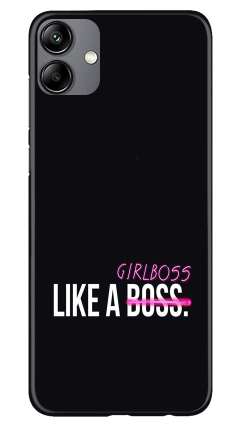 Like a Girl Boss Mobile Back Case for Samsung Galaxy A04e (Design - 234) Like a Girl Boss Case for Samsung Galaxy A04e (Design No. 234)