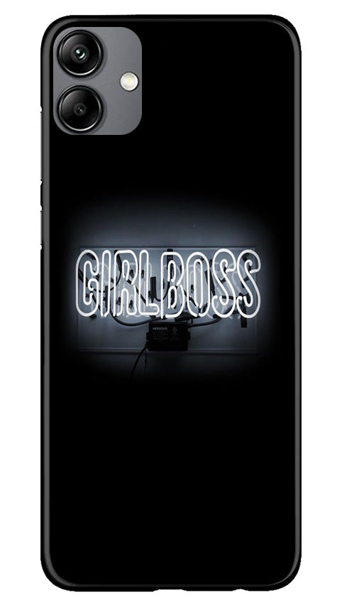 Girl Boss Black Mobile Back Case for Samsung Galaxy A04 (Design - 237) Girl Boss Black Case for Samsung Galaxy A04 (Design No. 237)