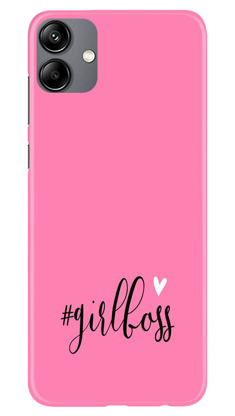 Girl Boss Pink Mobile Back Case for Samsung Galaxy A04 (Design - 238) Girl Boss Pink Case for Samsung Galaxy A04 (Design No. 238)