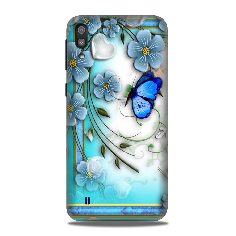 Blue Butterfly Case for Samsung Galaxy A10 Blue Butterfly Case for Samsung Galaxy A10