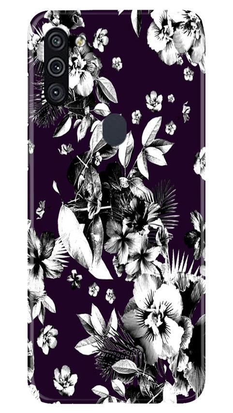 white flowers Mobile Back Case for Samsung Galaxy A11 (Design - 7) white flowers Case for Samsung Galaxy A11