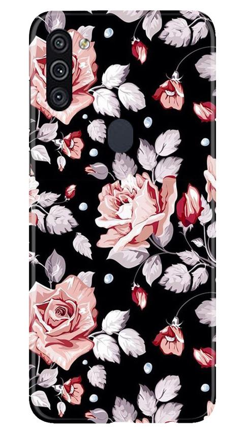 Pink rose Mobile Back Case for Samsung Galaxy A11 (Design - 12) Pink rose Case for Samsung Galaxy A11