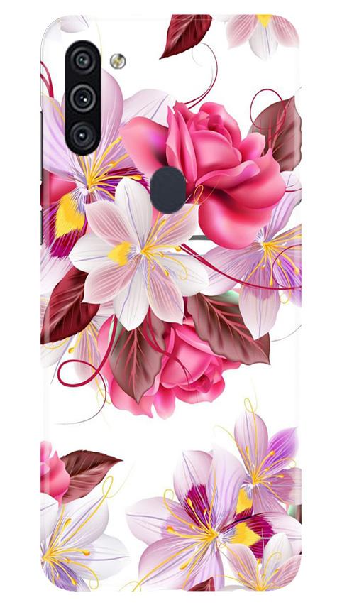 Beautiful flowers Mobile Back Case for Samsung Galaxy A11 (Design - 23) Beautiful flowers Case for Samsung Galaxy A11