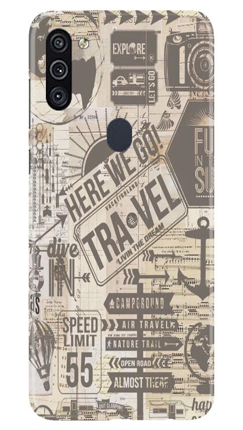 Travel Mobile Back Case for Samsung Galaxy A11 (Design - 104) Travel Case for Samsung Galaxy A11 (Design - 104)