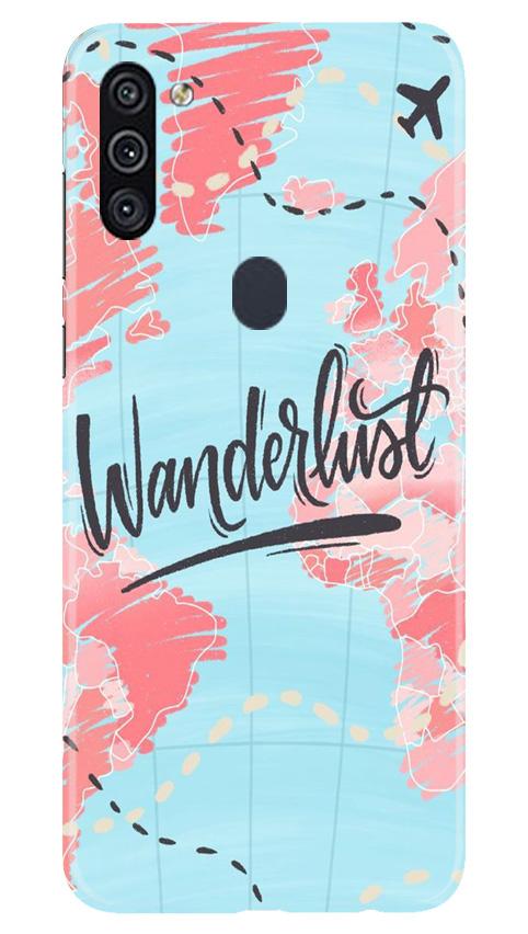 Wonderlust Travel Mobile Back Case for Samsung Galaxy A11 (Design - 223) Wonderlust Travel Case for Samsung Galaxy A11 (Design No. 223)