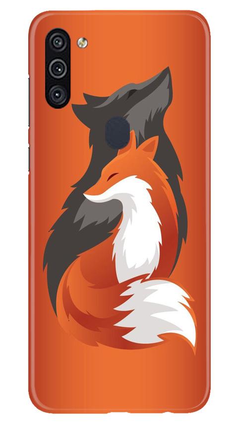 Wolf Mobile Back Case for Samsung Galaxy A11 (Design - 224) Wolf Case for Samsung Galaxy A11 (Design No. 224)