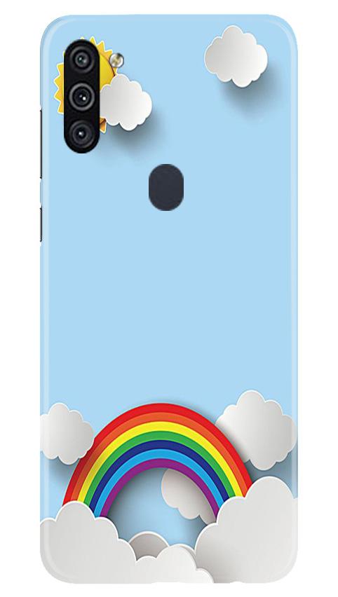 Rainbow Mobile Back Case for Samsung Galaxy A11 (Design - 225) Rainbow Case for Samsung Galaxy A11 (Design No. 225)
