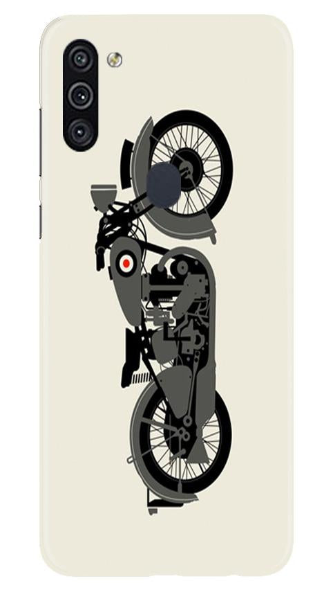 MotorCycle Mobile Back Case for Samsung Galaxy A11 (Design - 259) MotorCycle Case for Samsung Galaxy A11 (Design No. 259)
