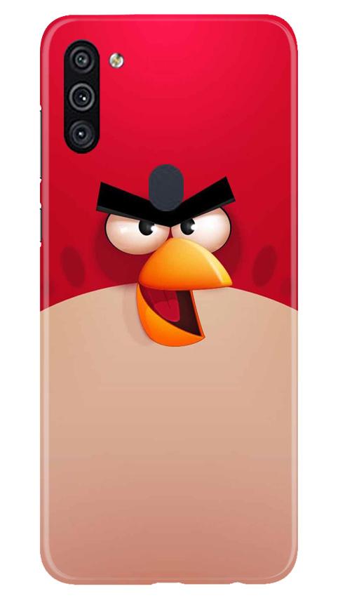 Angry Bird Red Mobile Back Case for Samsung Galaxy A11 (Design - 325) Angry Bird Red Mobile Back Case for Samsung Galaxy A11 (Design - 325)