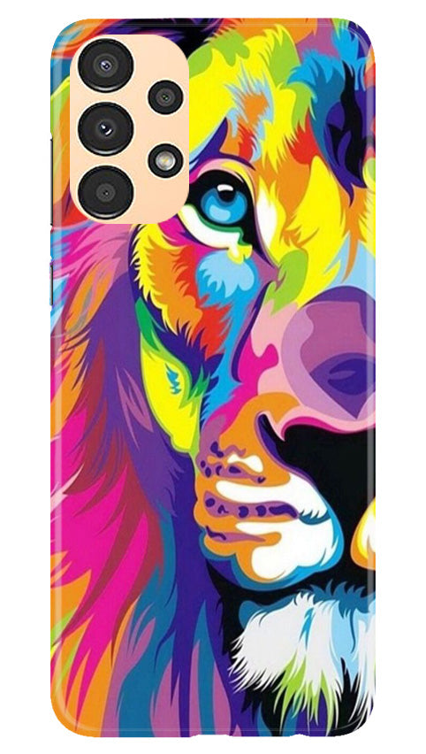 Colorful Lion Mobile Back Case for Samsung Galaxy A13 (Design - 110) Colorful Lion Case for Samsung Galaxy A13 (Design - 110)
