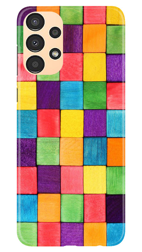 Colorful Square Mobile Back Case for Samsung Galaxy A13 (Design - 187) Colorful Square Case for Samsung Galaxy A13 (Design No. 187)