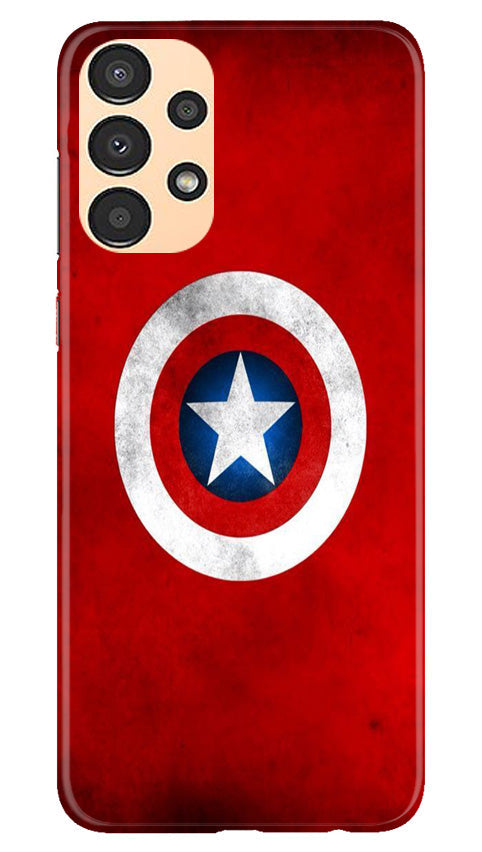 Captain America Mobile Back Case for Samsung Galaxy A13 (Design - 249) Captain America Case for Samsung Galaxy A13 (Design No. 218)