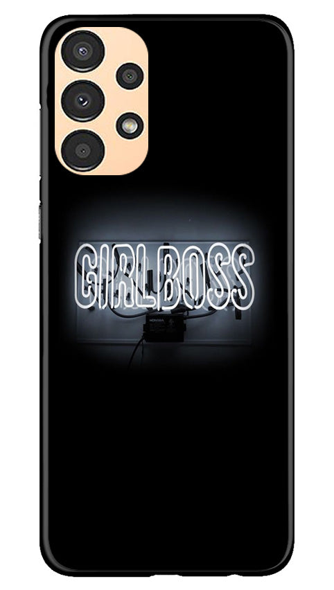 Girl Boss Black Mobile Back Case for Samsung Galaxy A13 (Design - 237) Girl Boss Black Case for Samsung Galaxy A13 (Design No. 237)