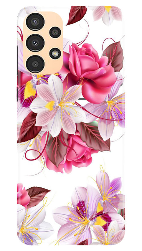 Beautiful flowers Mobile Back Case for Samsung Galaxy A13 (Design - 23) Beautiful flowers Case for Samsung Galaxy A13