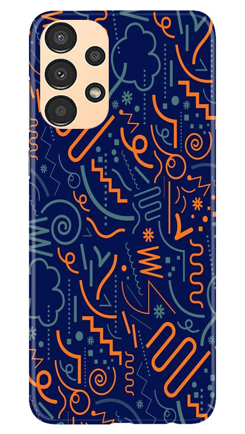 Line Art Baground Mobile Back Case for Samsung Galaxy A13 (Design - 26) Line Art Baground Case for Samsung Galaxy A13