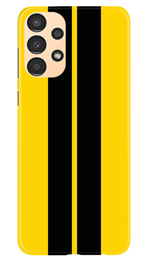Black Yellow Pattern Mobile Back Case for Samsung Galaxy A13 (Design - 336) Black Yellow Pattern Mobile Back Case for Samsung Galaxy A13 (Design - 336)