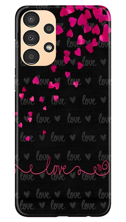 Love in Air Mobile Back Case for Samsung Galaxy A13 (Design - 89) Love in Air Case for Samsung Galaxy A13