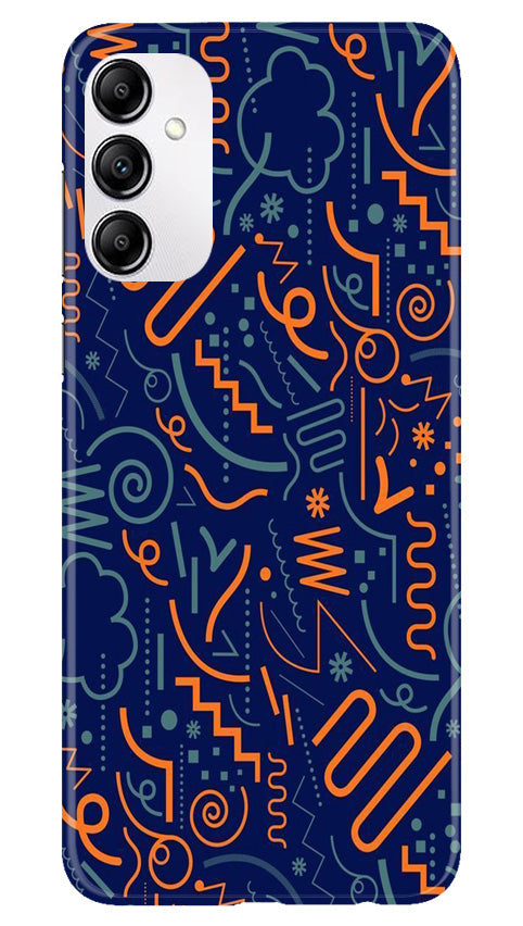 Line Art Baground Mobile Back Case for Samsung Galaxy M14 5G (Design - 26) Line Art Baground Case for Samsung Galaxy M14 5G