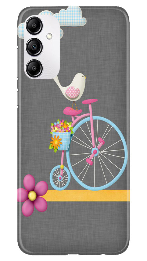 Sparron with cycle Mobile Back Case for Samsung Galaxy M14 5G (Design - 34) Sparron with cycle Case for Samsung Galaxy M14 5G