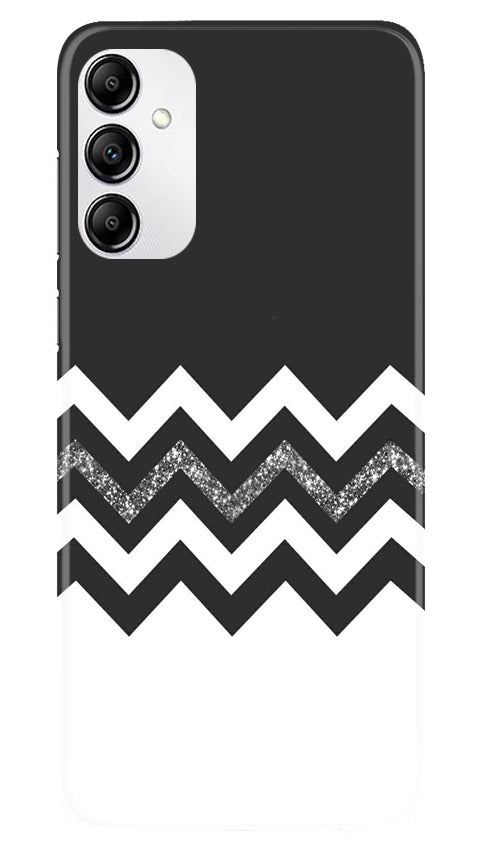 Black white Pattern2Mobile Back Case for Samsung Galaxy M14 5G (Design - 83) Black white Pattern2Case for Samsung Galaxy M14 5G