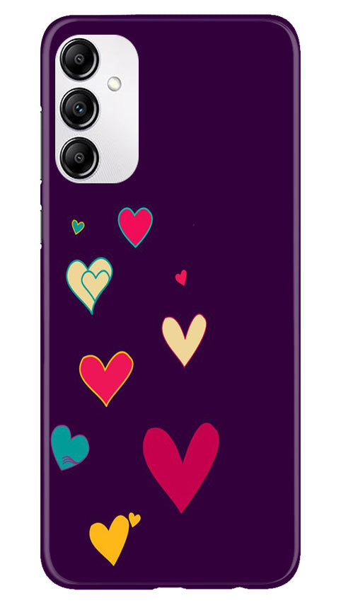 Purple Background Mobile Back Case for Samsung Galaxy M14 5G (Design - 107) Purple Background Case for Samsung Galaxy M14 5G (Design - 107)