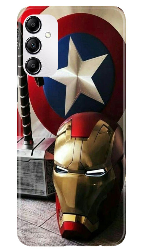 Ironman Captain America Mobile Back Case for Samsung Galaxy A14 5G (Design - 223) Ironman Captain America Case for Samsung Galaxy A14 5G (Design No. 223)