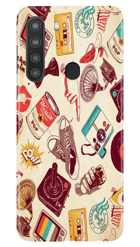 Vintage Mobile Back Case for Samsung Galaxy A21 (Design - 35) Vintage Case for Samsung Galaxy A21
