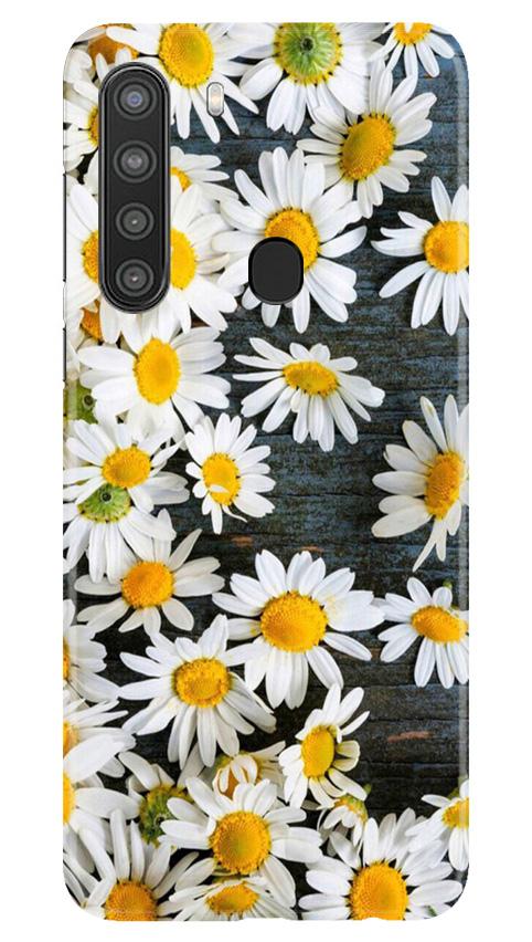 White flowers2 Mobile Back Case for Samsung Galaxy A21 (Design - 62) White flowers2 Case for Samsung Galaxy A21