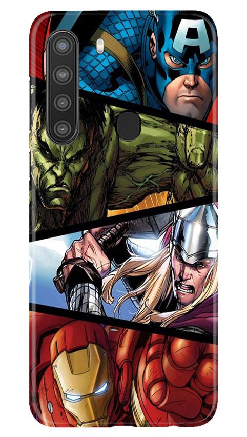 Avengers Superhero Mobile Back Case for Samsung Galaxy A21 (Design - 124) Avengers Superhero Case for Samsung Galaxy A21 (Design - 124)