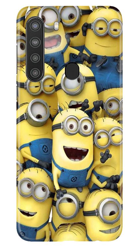 Minions Mobile Back Case for Samsung Galaxy A21 (Design - 127) Minions Case for Samsung Galaxy A21 (Design - 127)