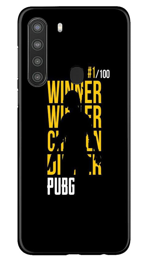 Pubg Winner Winner Mobile Back Case for Samsung Galaxy A21 (Design - 177) Pubg Winner Winner Case for Samsung Galaxy A21 (Design - 177)