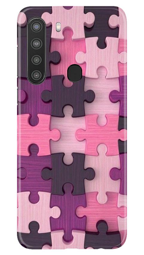Puzzle Mobile Back Case for Samsung Galaxy A21 (Design - 199) Puzzle Case for Samsung Galaxy A21 (Design - 199)
