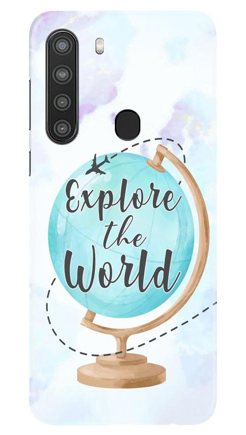 Explore the World Mobile Back Case for Samsung Galaxy A21 (Design - 207) Explore the World Case for Samsung Galaxy A21 (Design No. 207)