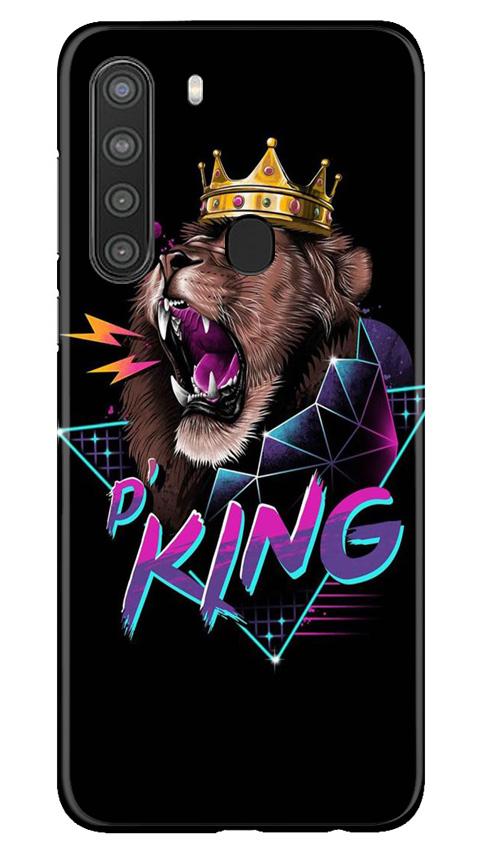 Lion King Mobile Back Case for Samsung Galaxy A21 (Design - 219) Lion King Case for Samsung Galaxy A21 (Design No. 219)