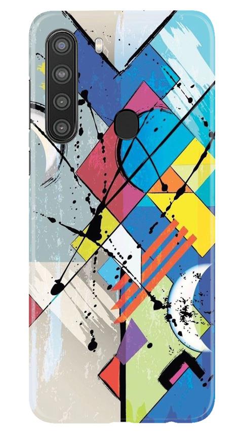 Modern Art Mobile Back Case for Samsung Galaxy A21 (Design - 235) Modern Art Case for Samsung Galaxy A21 (Design No. 235)