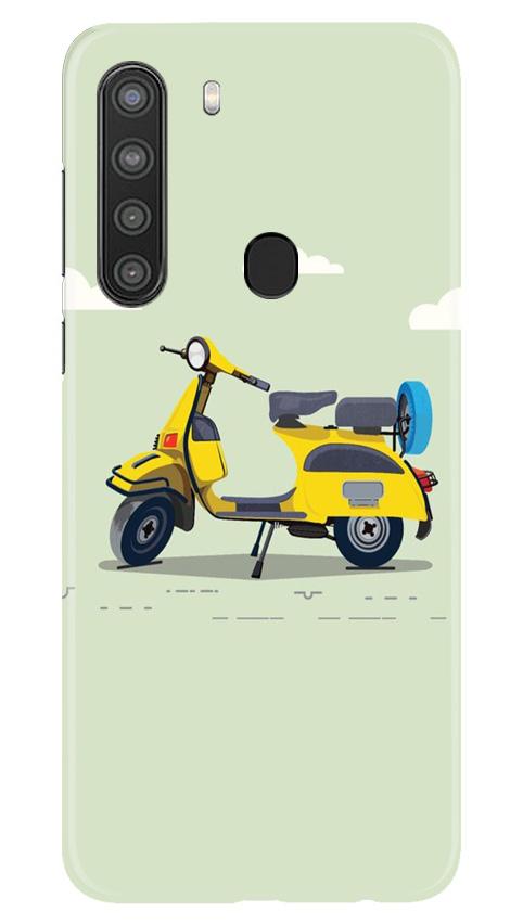 Vintage Scooter Mobile Back Case for Samsung Galaxy A21 (Design - 260) Vintage Scooter Case for Samsung Galaxy A21 (Design No. 260)