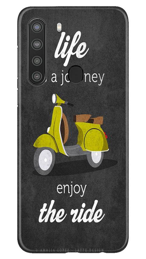 Life is a Journey Mobile Back Case for Samsung Galaxy A21 (Design - 261) Life is a Journey Case for Samsung Galaxy A21 (Design No. 261)