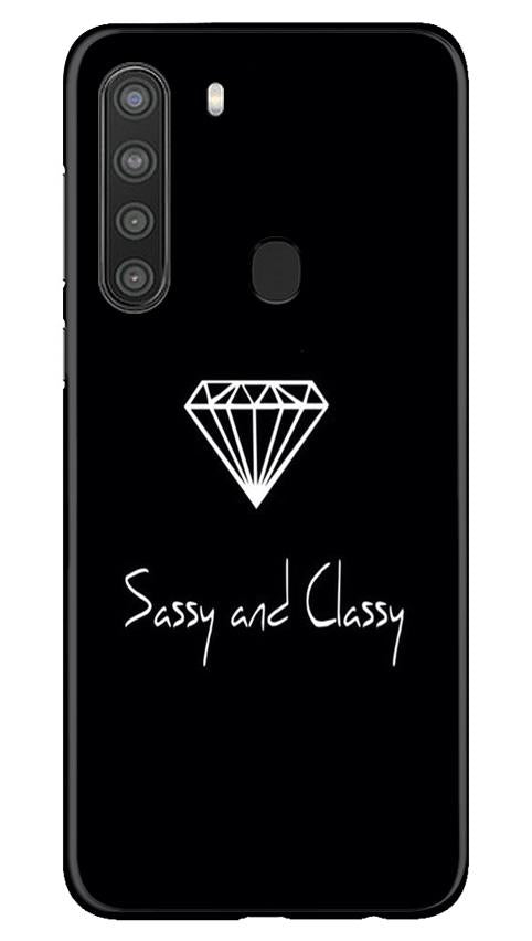 Sassy and Classy Mobile Back Case for Samsung Galaxy A21 (Design - 264) Sassy and Classy Case for Samsung Galaxy A21 (Design No. 264)