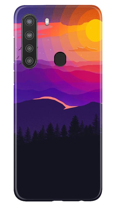 Sun Set Mobile Back Case for Samsung Galaxy A21 (Design - 279) Sun Set Case for Samsung Galaxy A21 (Design No. 279)