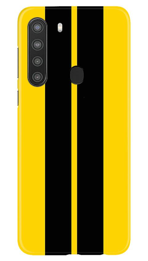 Black Yellow Pattern Mobile Back Case for Samsung Galaxy A21 (Design - 377) Black Yellow Pattern Mobile Back Case for Samsung Galaxy A21 (Design - 377)