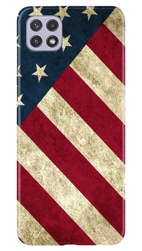America Mobile Back Case for Samsung Galaxy A22 (Design - 79) America Case for Samsung Galaxy A22
