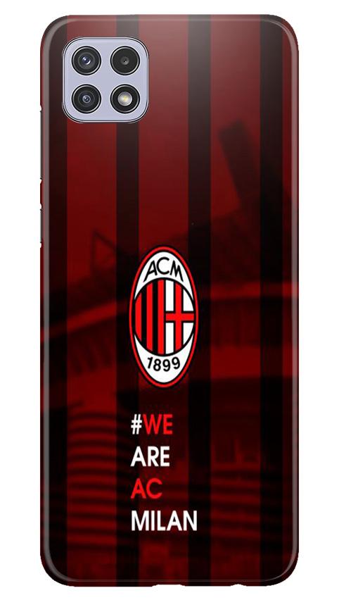 AC Milan Mobile Back Case for Samsung Galaxy A22 (Design - 155) AC Milan Case for Samsung Galaxy A22 (Design - 155)