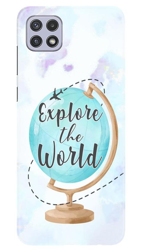 Explore the World Mobile Back Case for Samsung Galaxy A22 (Design - 207) Explore the World Case for Samsung Galaxy A22 (Design No. 207)